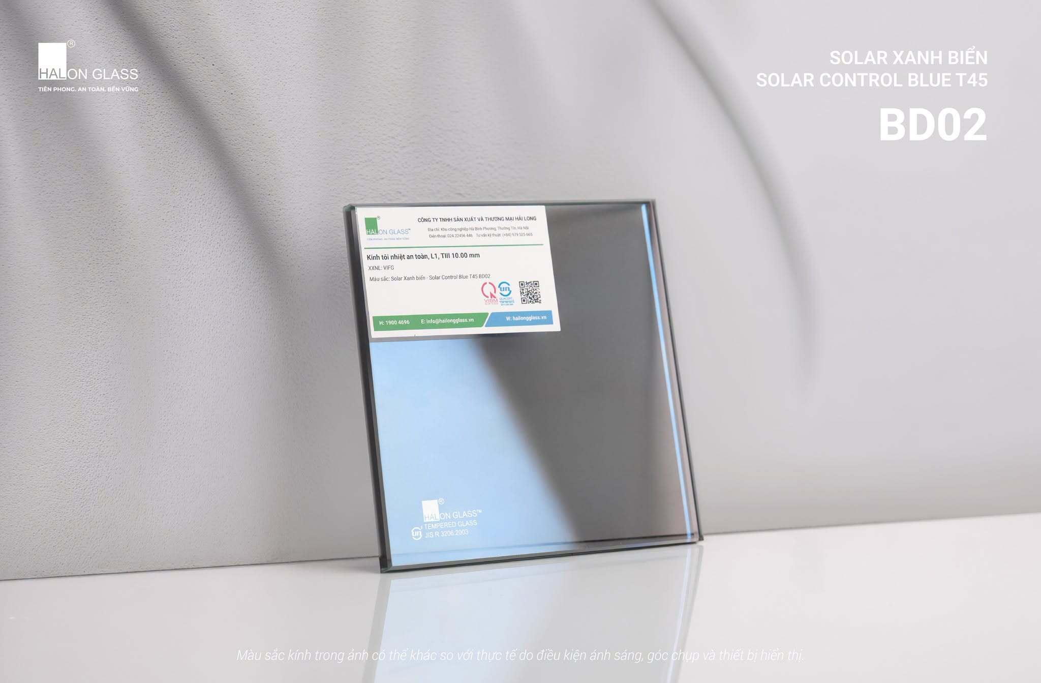 Kính&nbsp; Xanh Biển Solar Control Blue T45 T02: